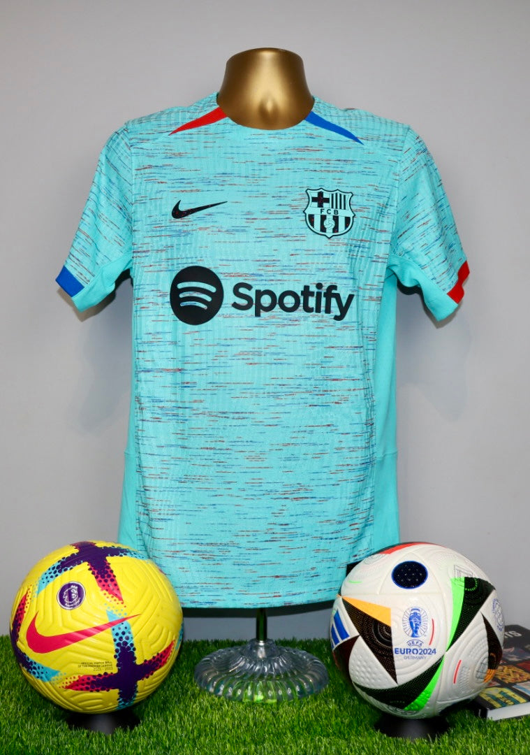 PEDRI 8 Barcelona Player Issue 2023/24 Third Shirt