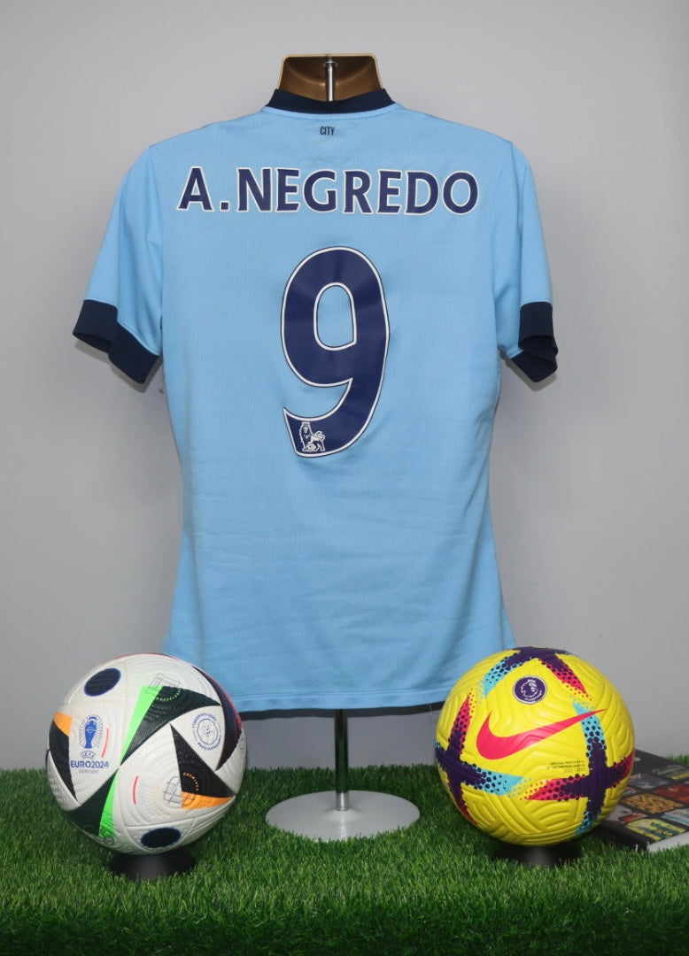 A.NEGREDO Manchester City 2014/15 Player Specification Home Shirt