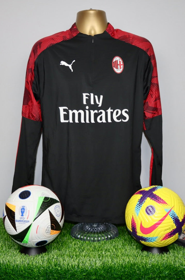 2019-20 AC Milan Puma 1/4 Zip Training Top