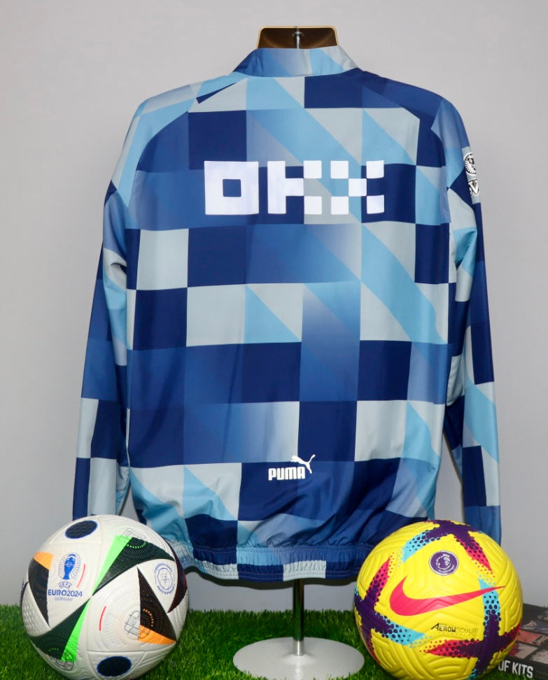 DE BRUYNE 17 Manchester City 22/23 Player Issue/Worn Prematch Track Jacket