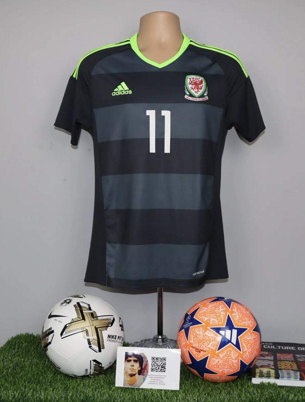 Wales 2016/17 Away Shirt Yth Team Issued 11