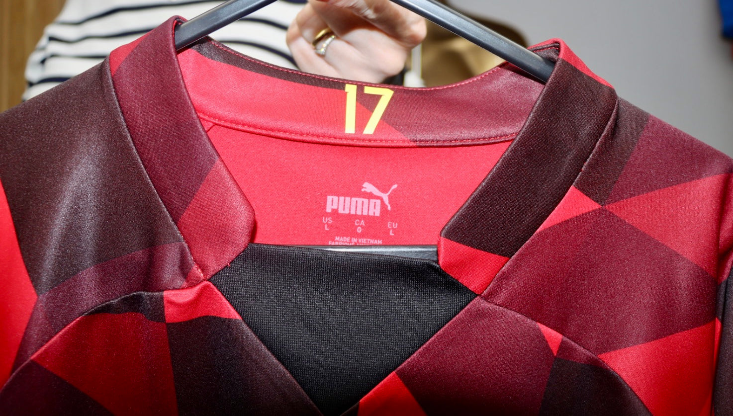 DE BRUYNE 17 Manchester City 22/23 Player Issue/Worn Prematch Sweat Top