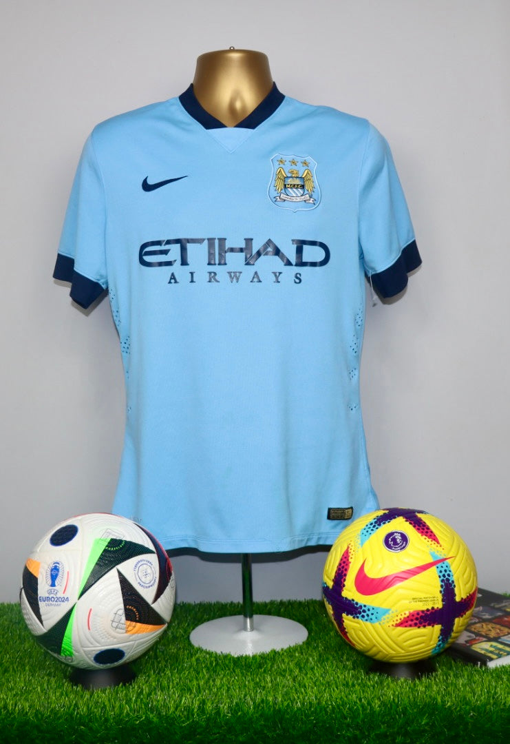 A.NEGREDO Manchester City 2014/15 Player Specification Home Shirt