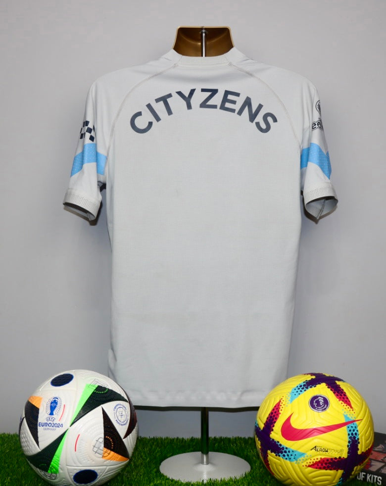 HAALAND 9 Manchester City 22/23 Player Issue Worn Treble Winning Season T-SHIRT