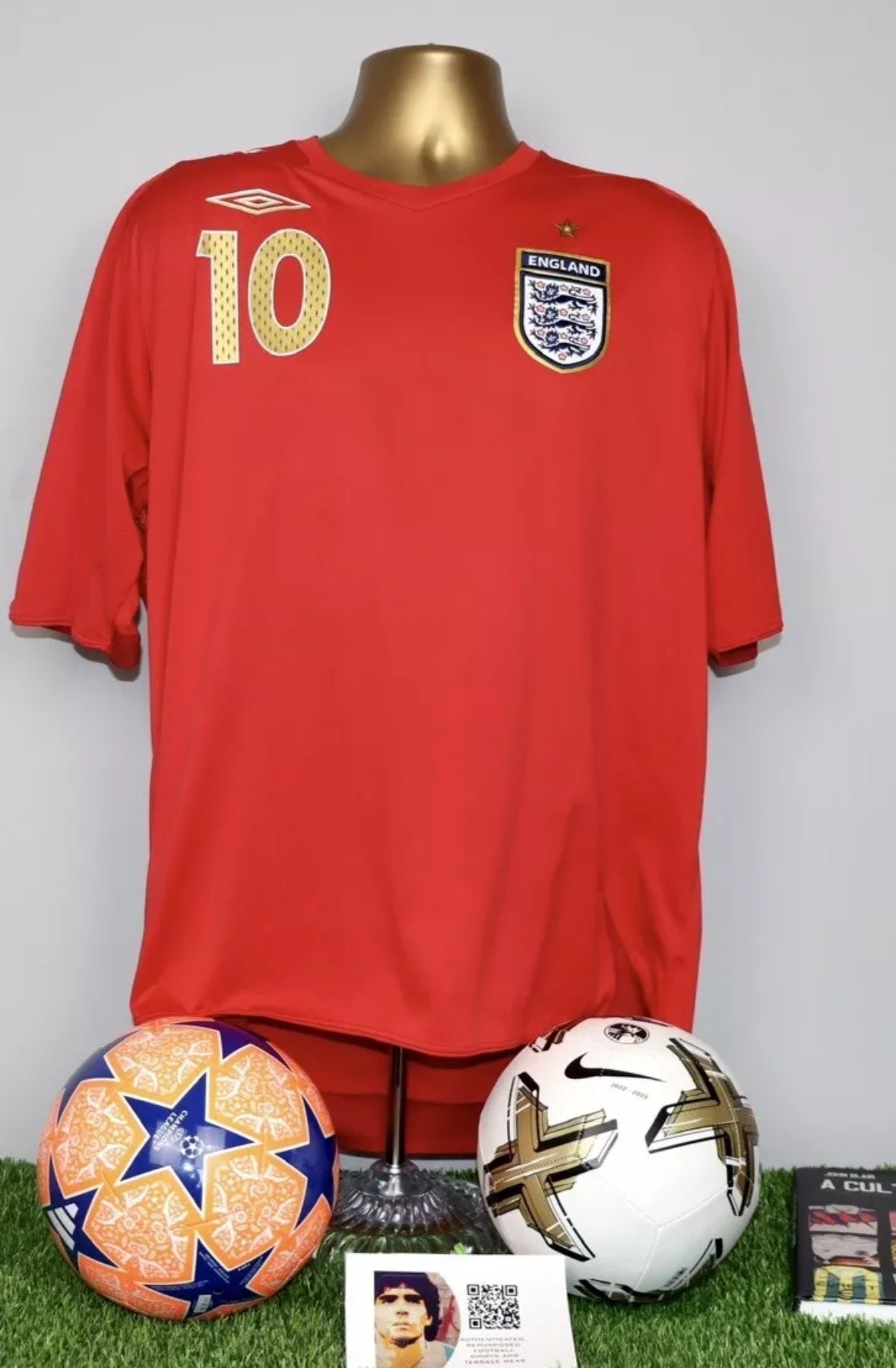 OWEN 10 2006/08 England Away Shirt