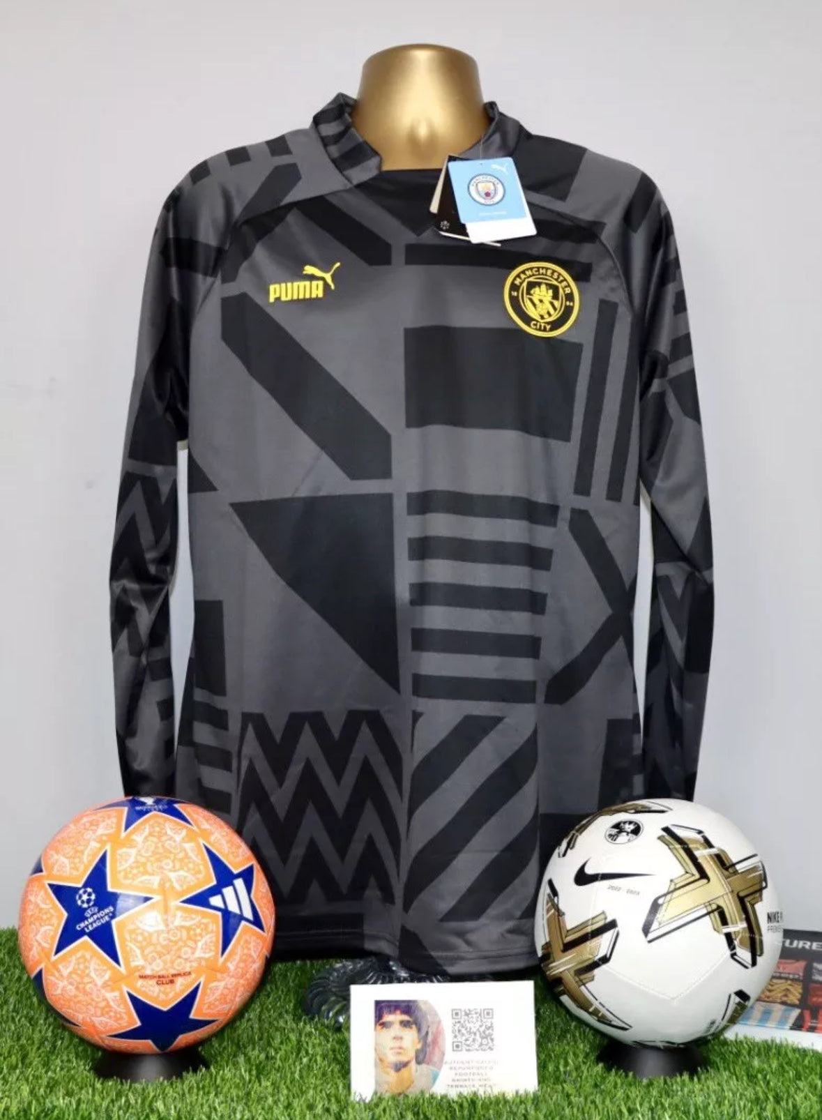 Manchester City 2022/23 Puma Pre-Match Sweatshirt - BNWT