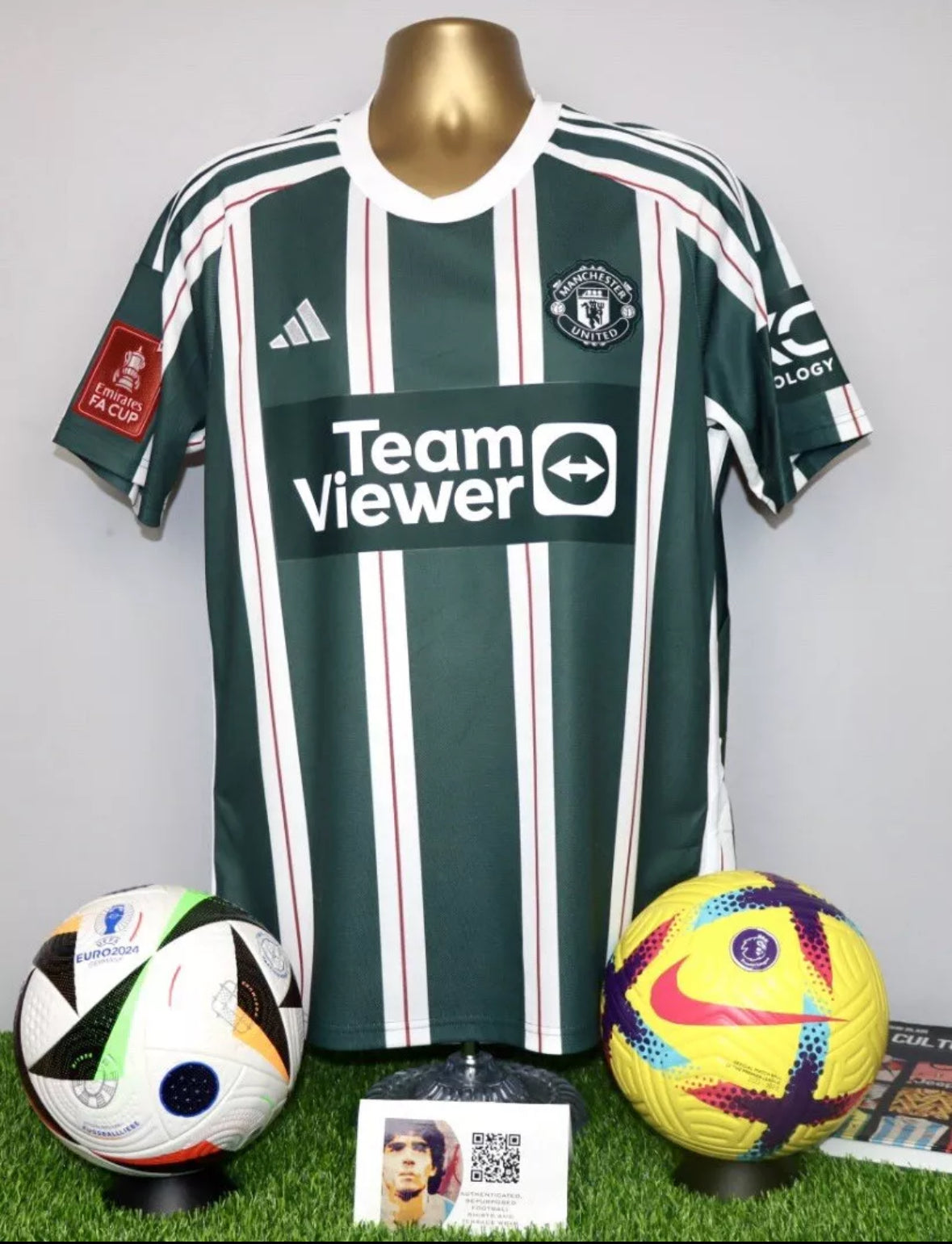 GARNACHO 17 Manchester United 2023/24 Away Shirt BNWT
