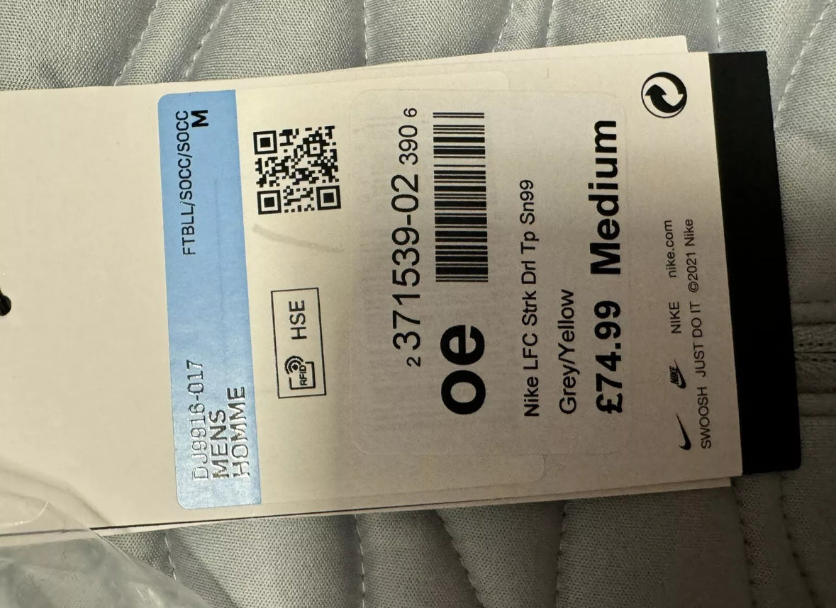 2021-22 Liverpool Nike Winter Warrior 1/4 Zip Training Top