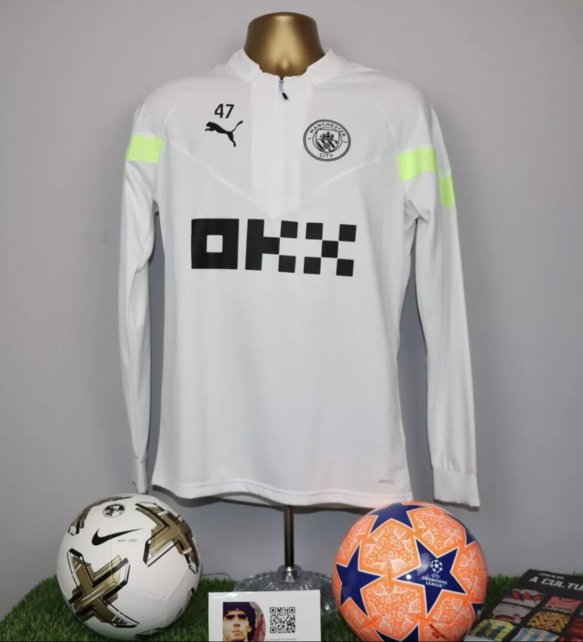 FODEN 47 Manchester City Player Issue/Worn Treble Winning Season 22/23 DryCell