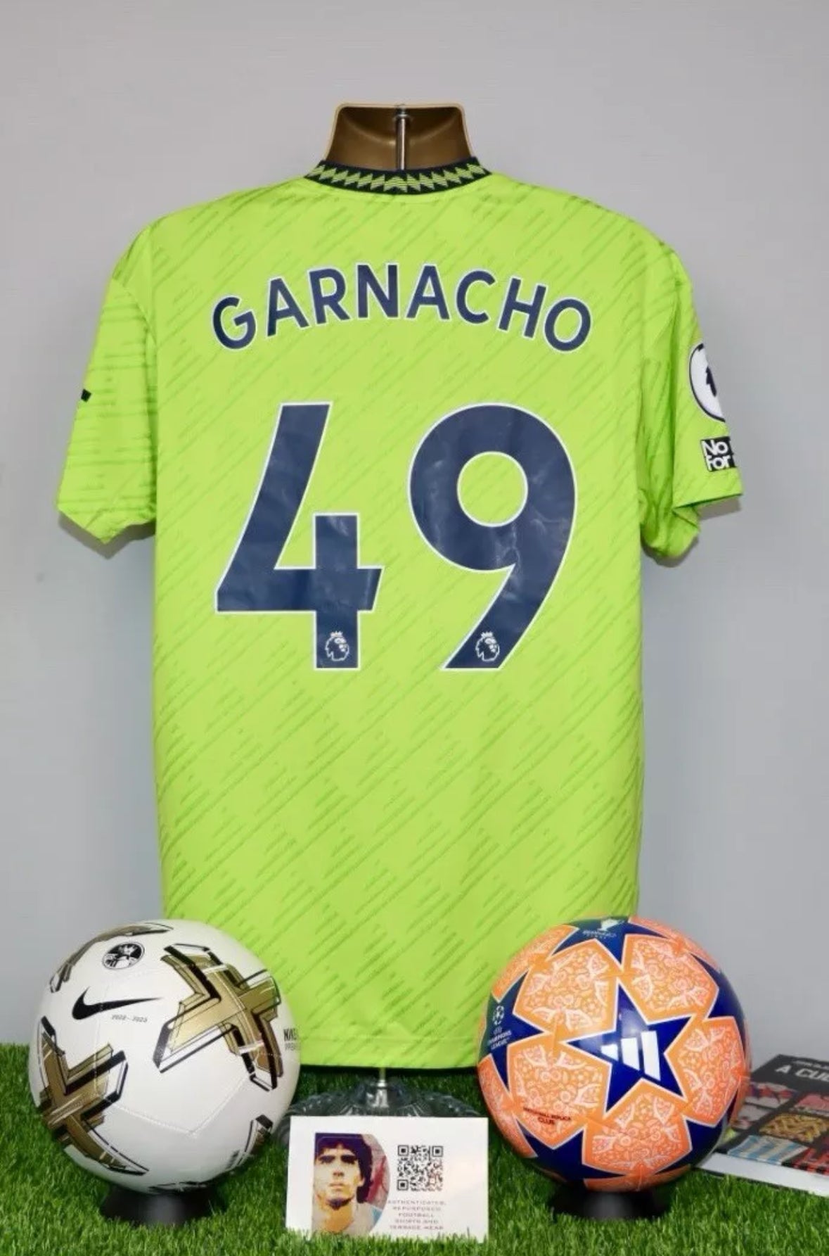 GARNACHO 49 BNWT 2022/23 Manchester United Third Shirt