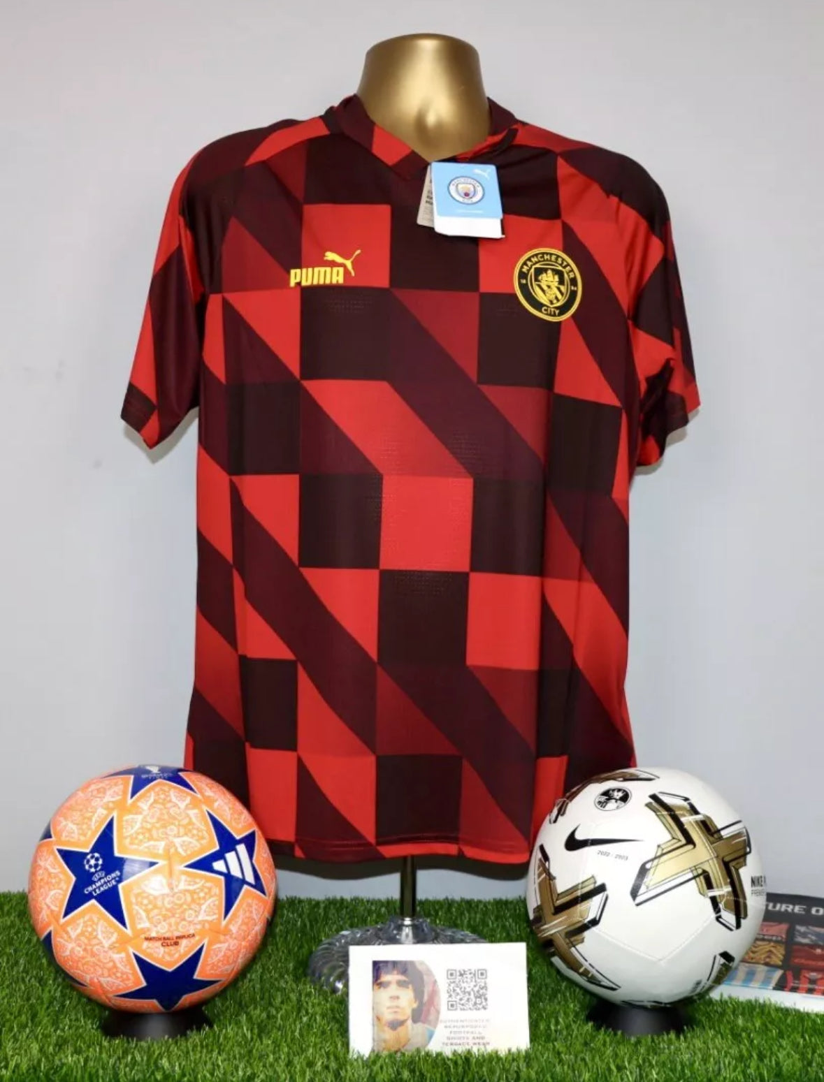 Manchester City 2022/23 Puma Pre-Match Shirt - BNWT