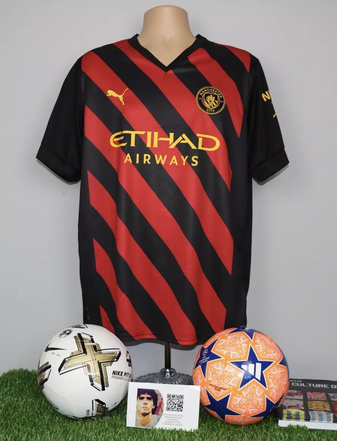 HAALAND 9 Manchester City 2022/23 Away Shirt