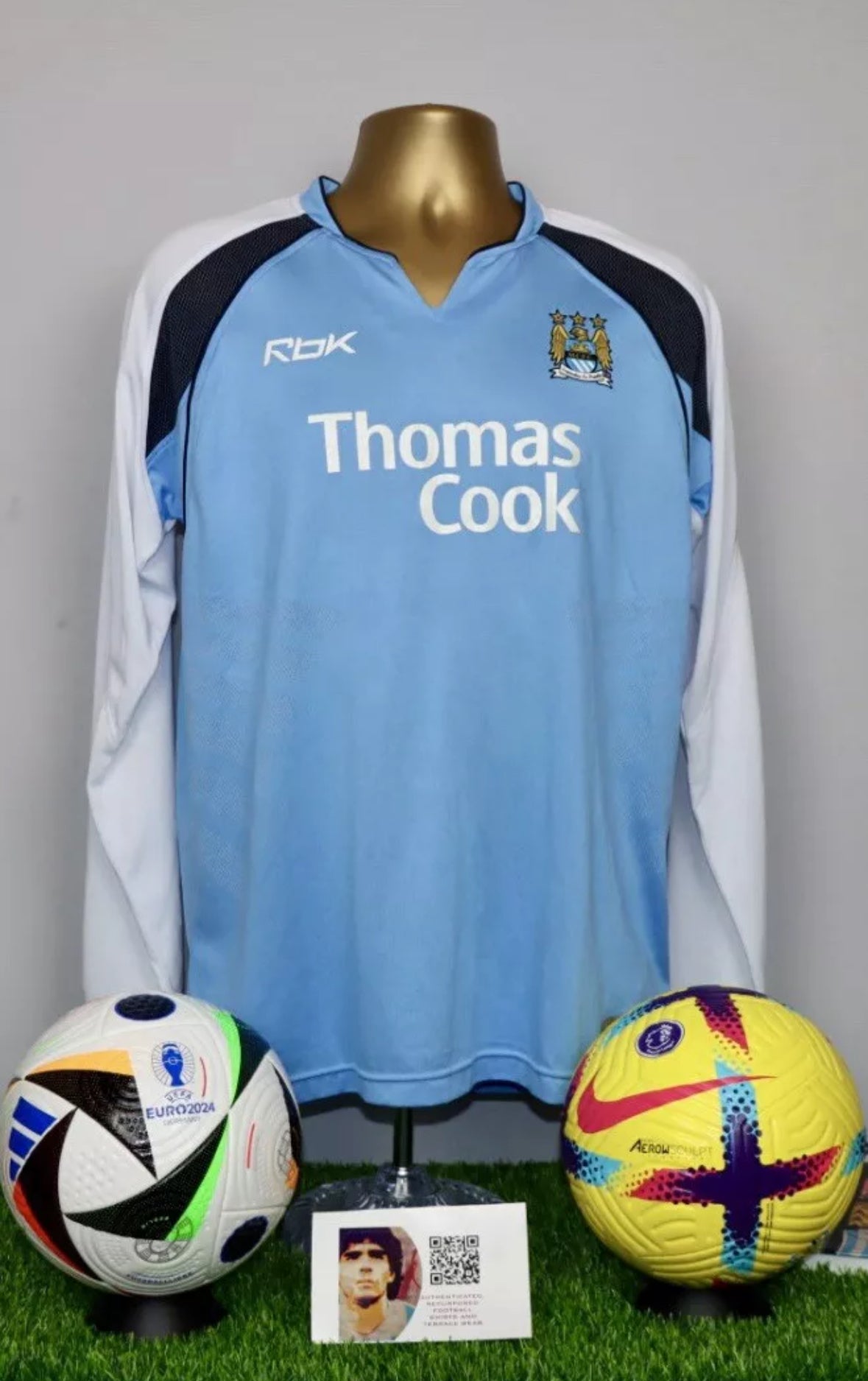 Manchester City 2006/07 L/S Home Shirt