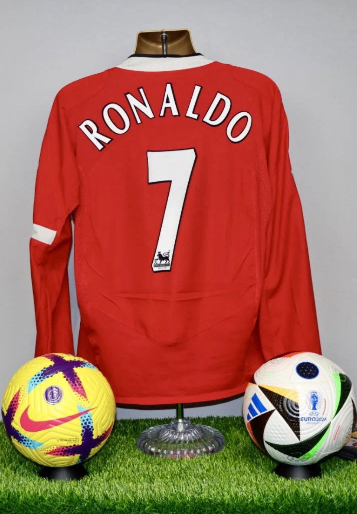 RONALDO 7 Manchester United 2004/06 L/S Home Shirt