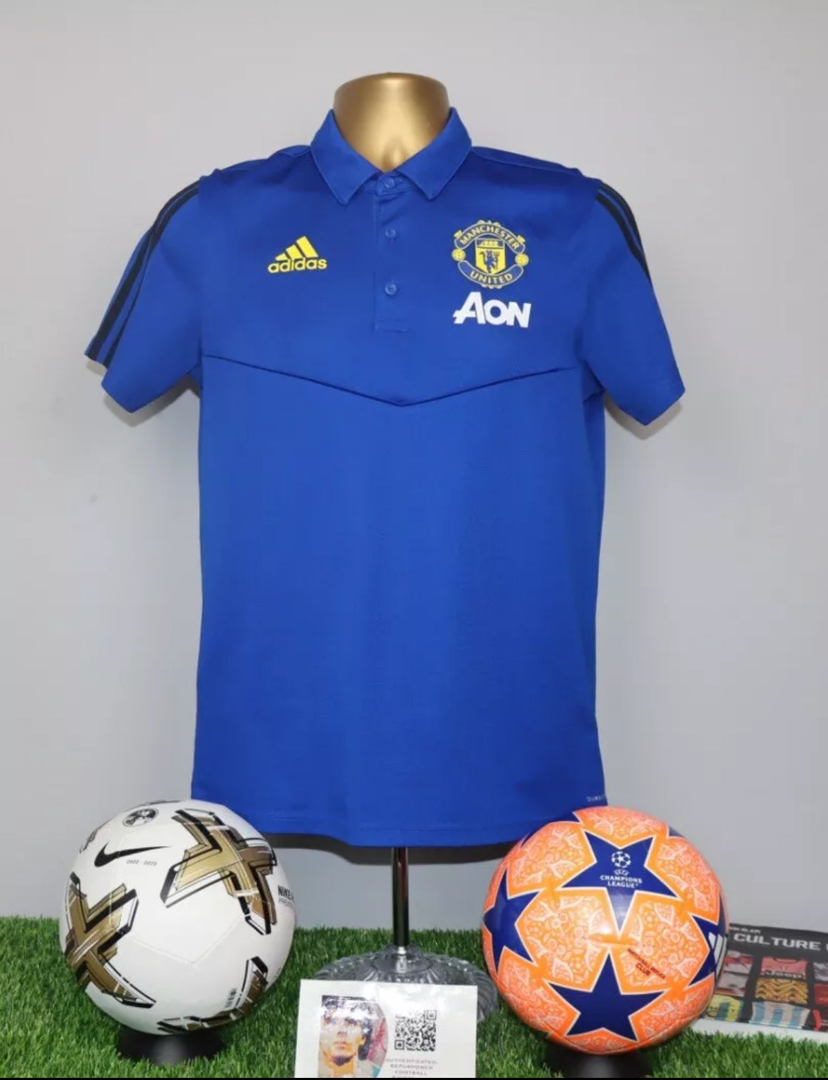 2019-20 Manchester United adidas Polo T-Shirt