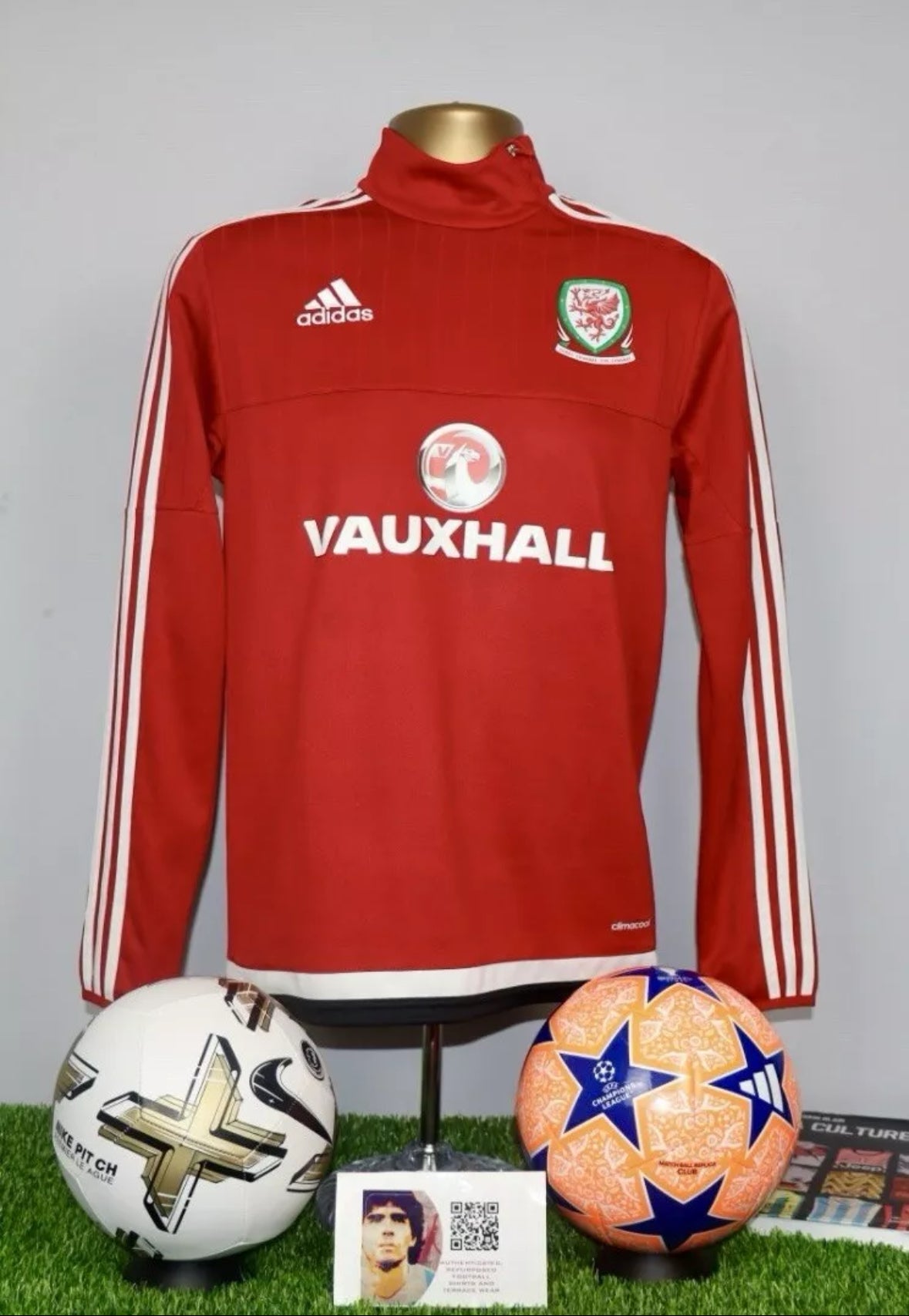 Wales 2015/16 1/4 Zip Drill Top