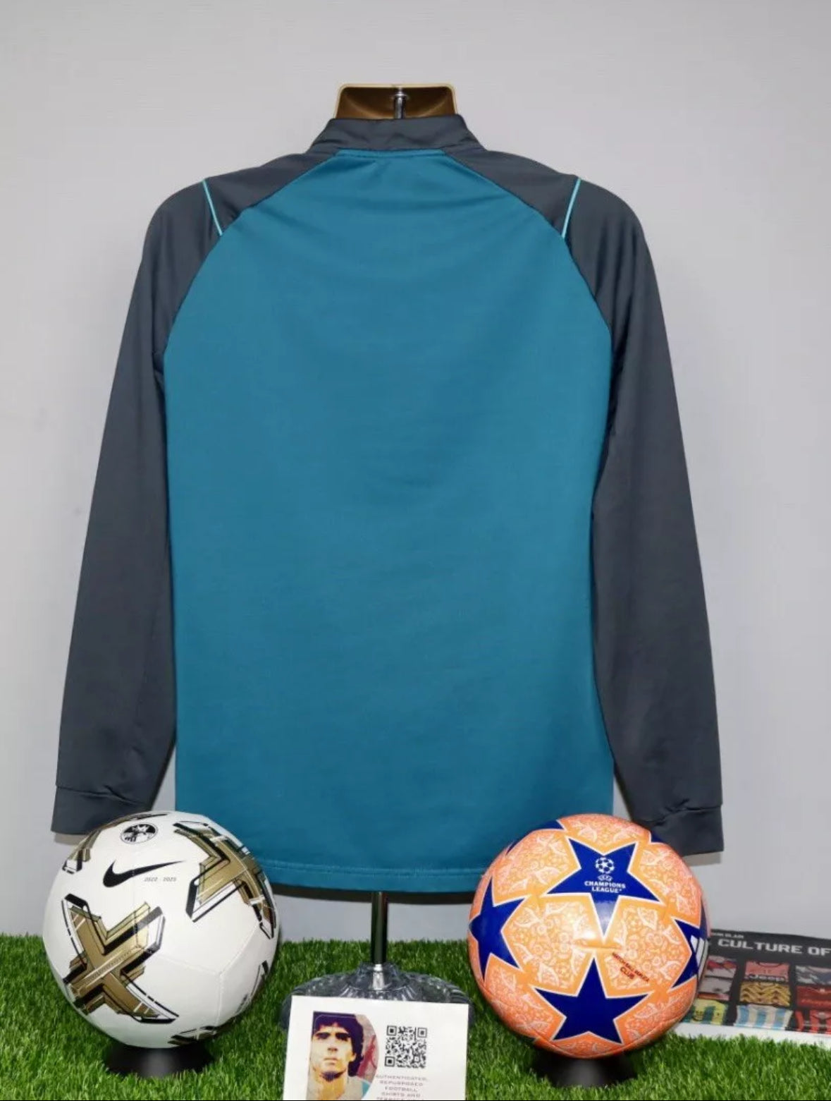 Newcastle United 2022/23 Player Issue 1/4 Zip #53