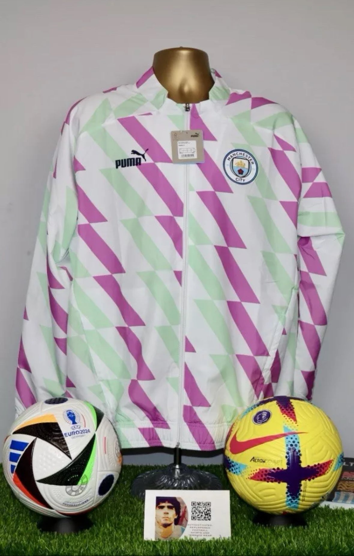 Manchester City 2022/23 Puma Pre-Match Jacket - BNWT