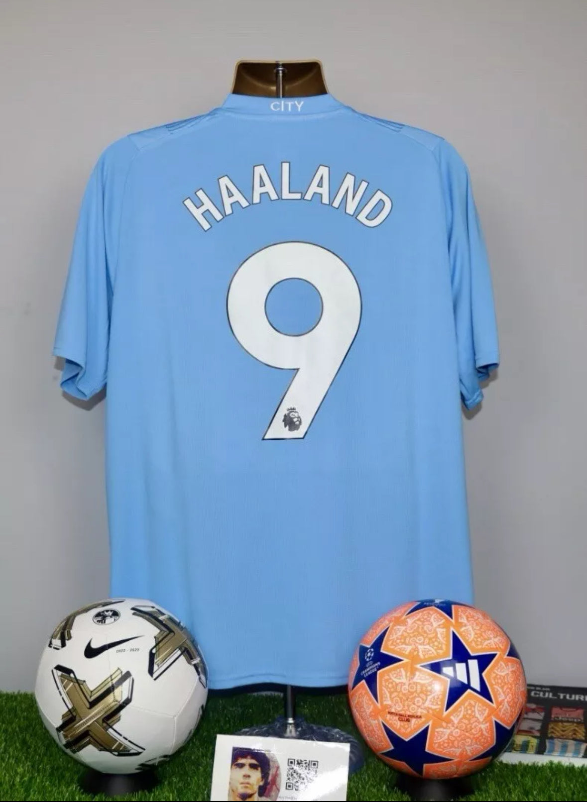 HAALAND 9 Manchester City 2023/24 Home Shirt