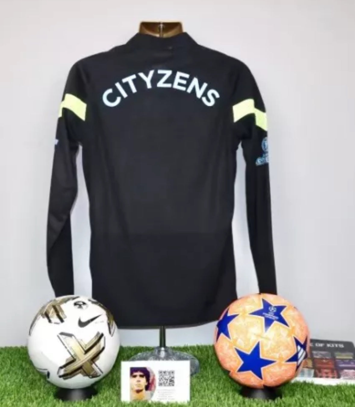 FODEN 47 Manchester City 22/23 Player Issue/Worn Treble Winning Season RainCell