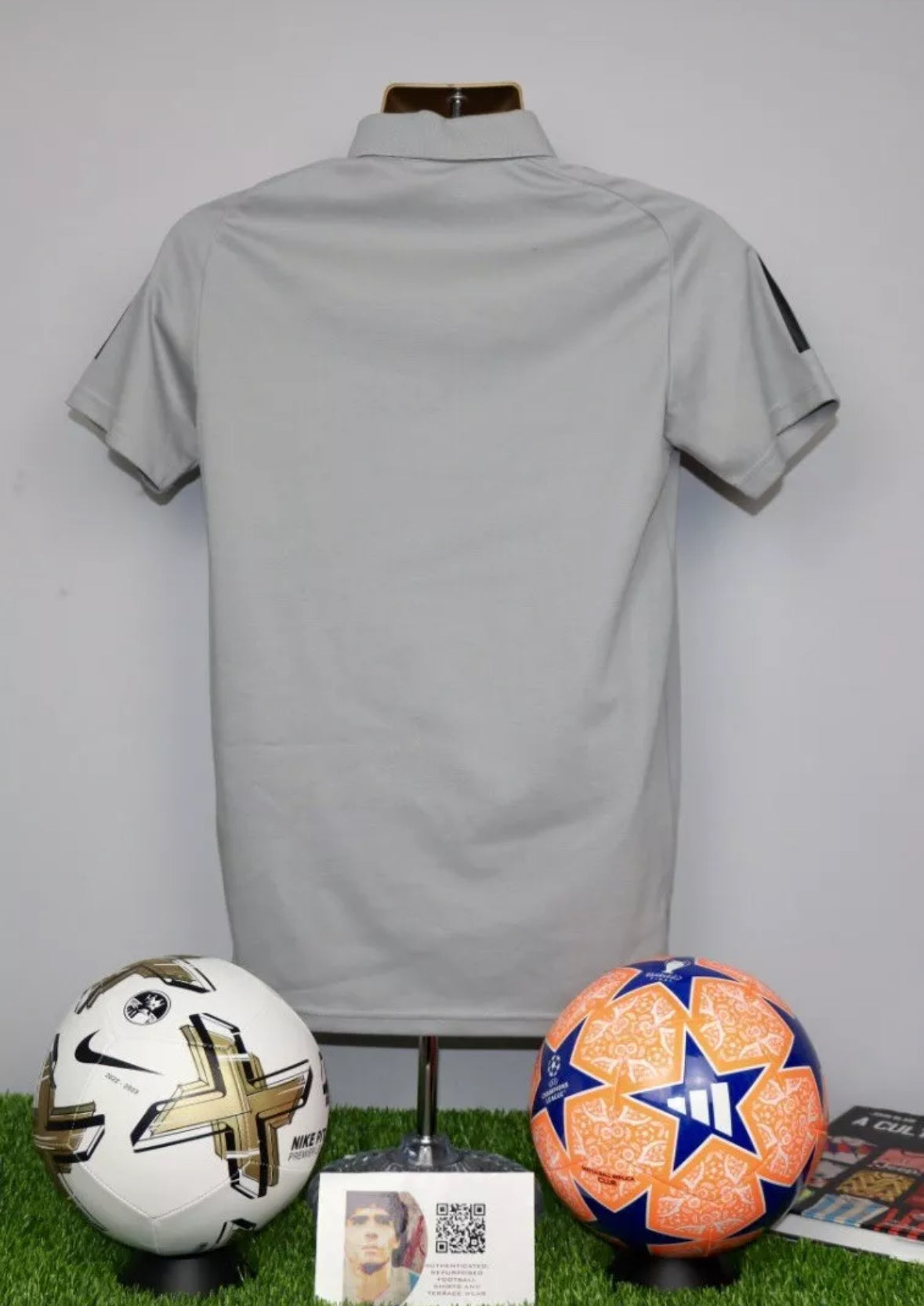 Cardiff City 20/21 Grey Polo Shirt