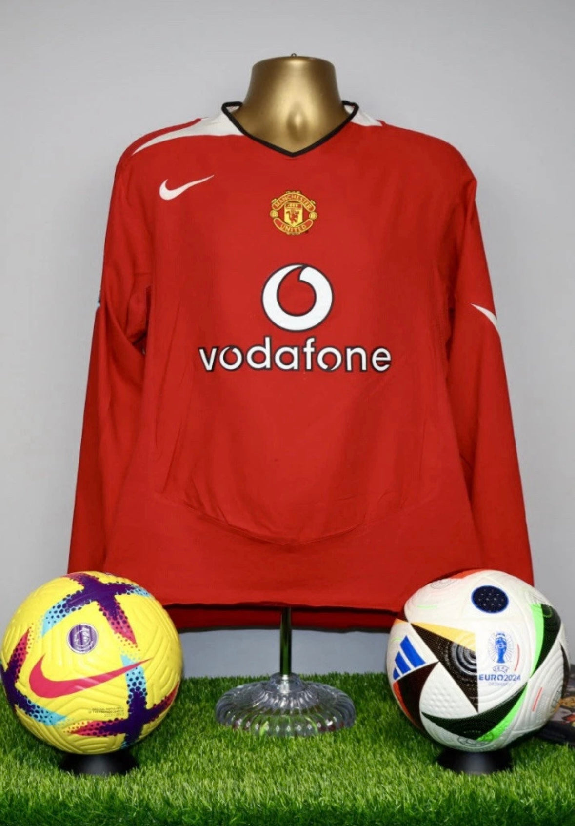 RONALDO 7 Manchester United 2004/06 L/S Home Shirt