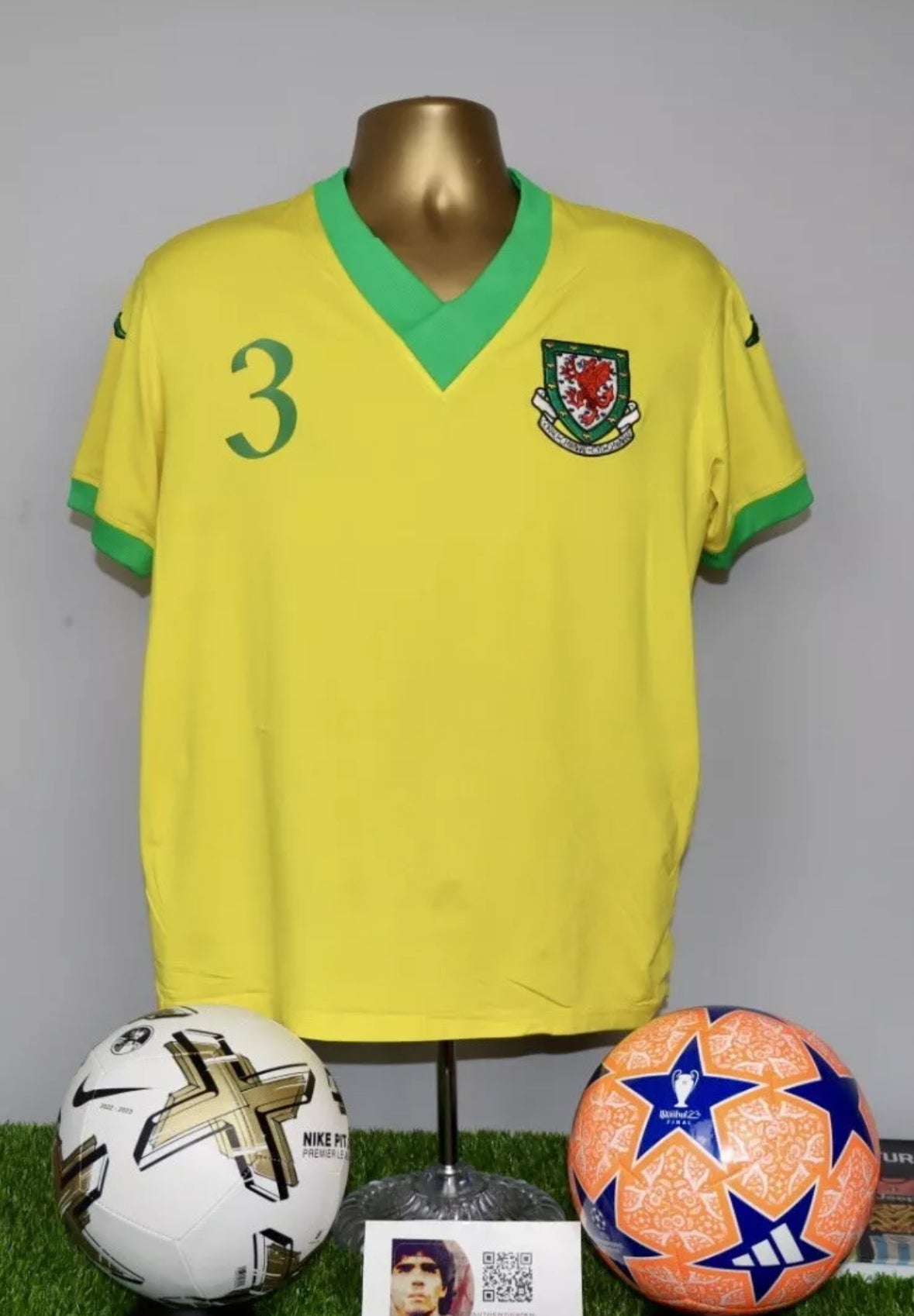 BALE 3 2006/07 Wales Away Shirt