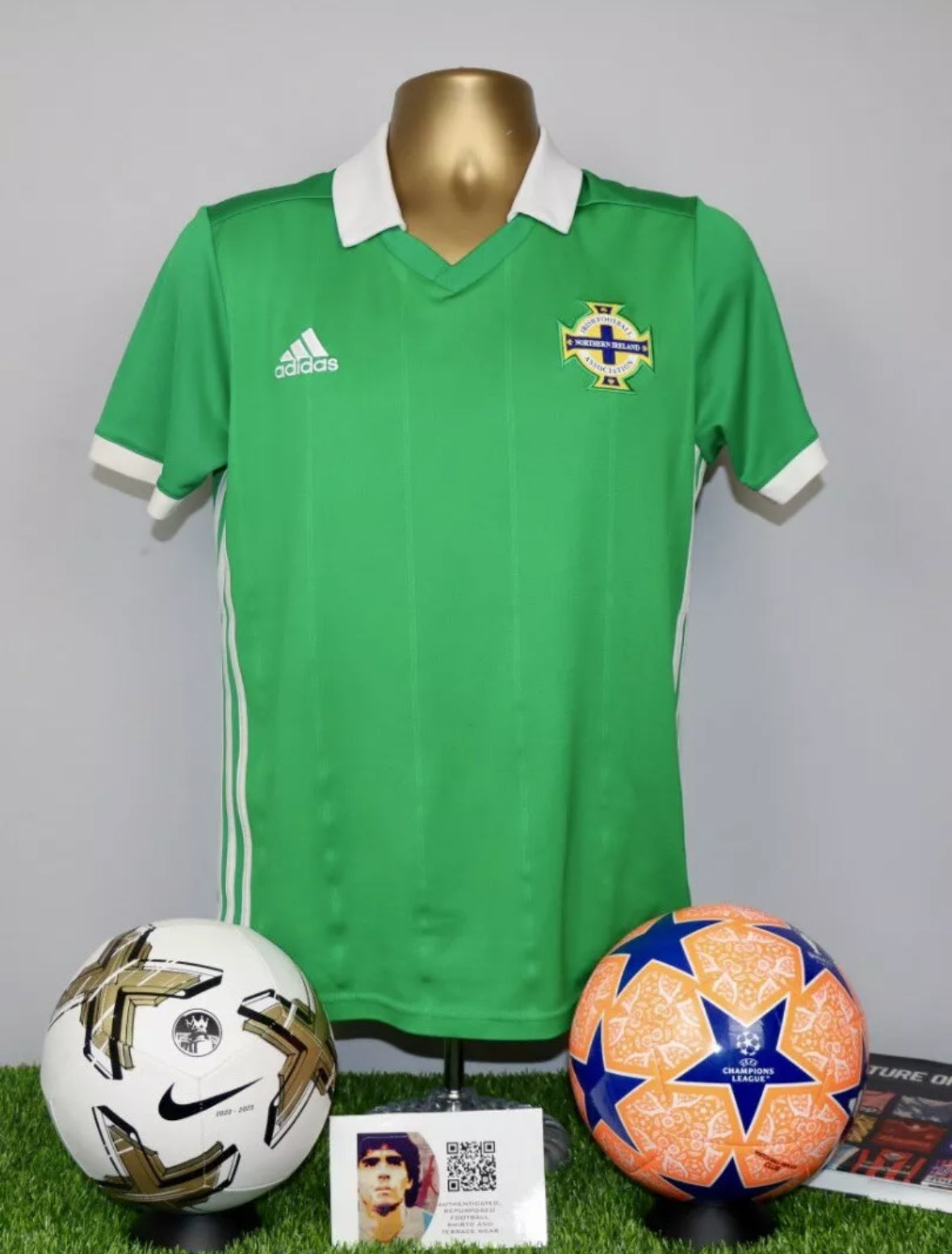 2017/18 Northern Ireland adidas Home Shirt