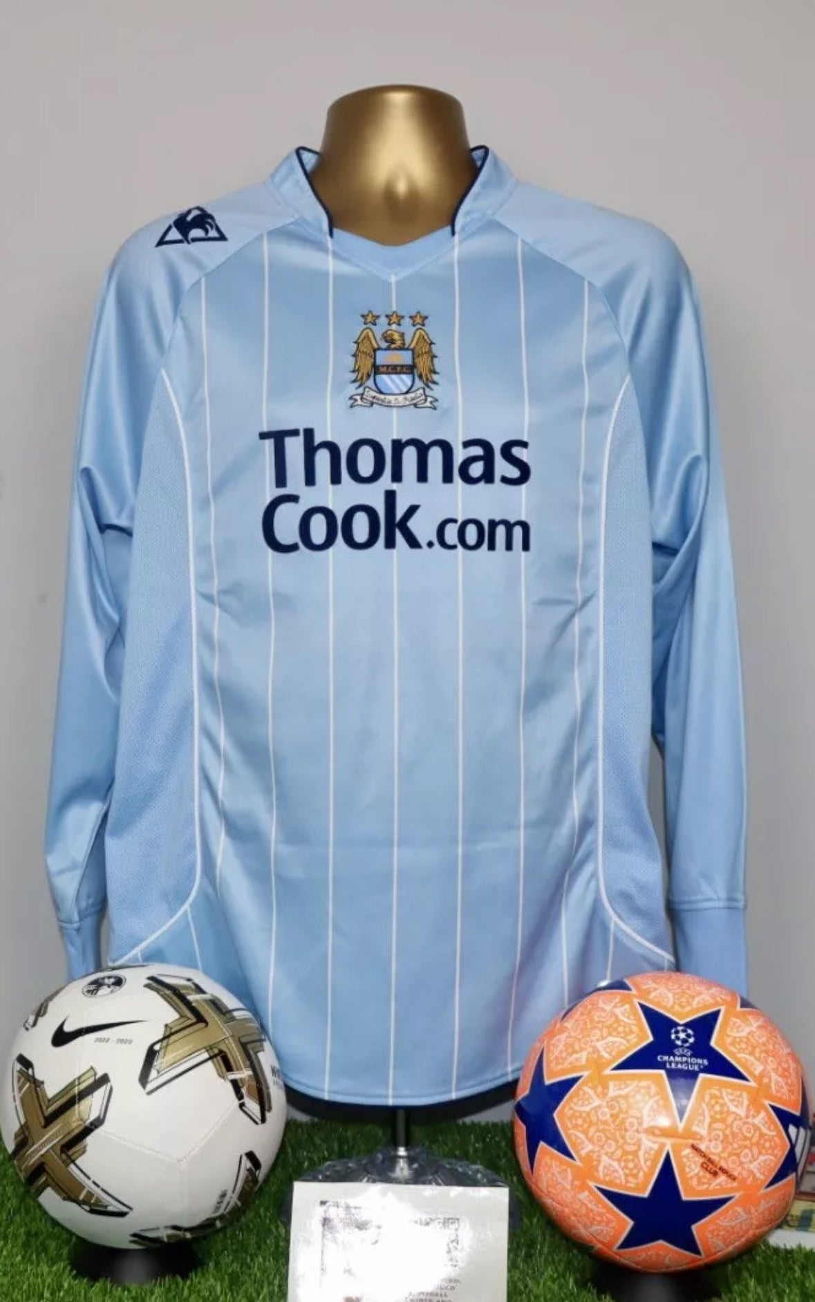Manchester City 2007/08 L/S Home Shirt