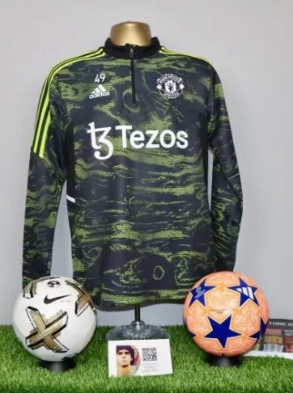 GARNACHO 49 Player Issue Manchester United 2022/23 Training Top