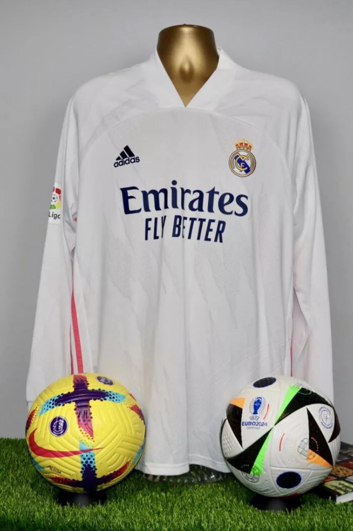 VARANE 5 Real Madrid 2020/21 L/S Home Shirt