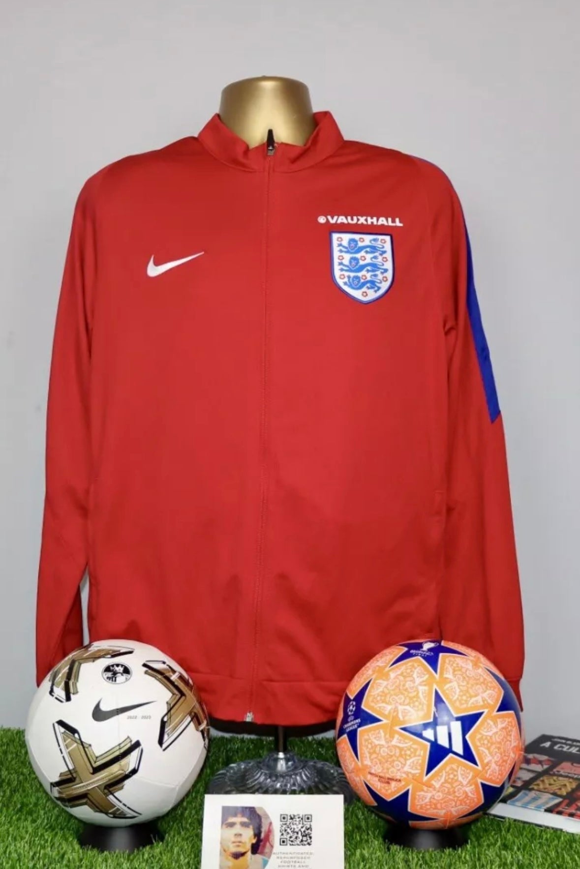 England 2016/17 Full Zip Track Jacket