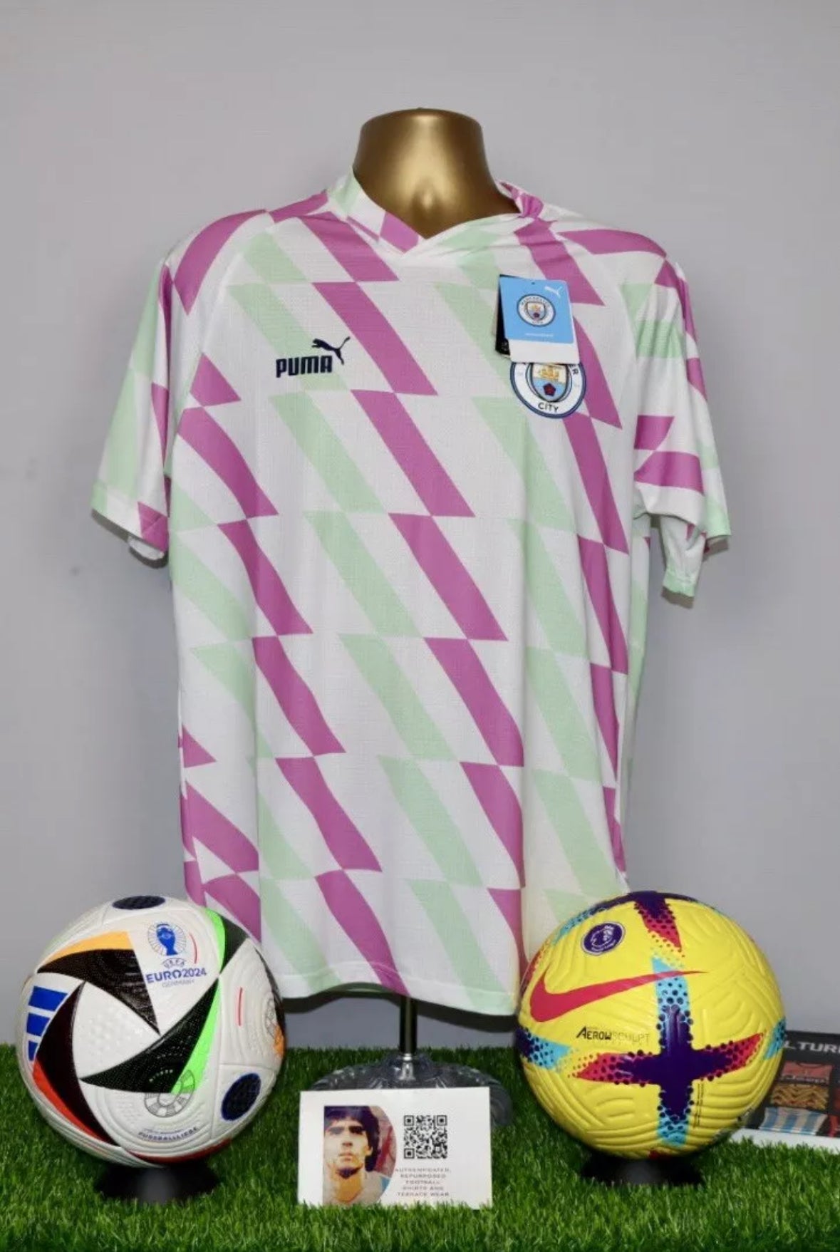 Manchester City 2022/23 Puma Pre-Match Shirt - BNWT