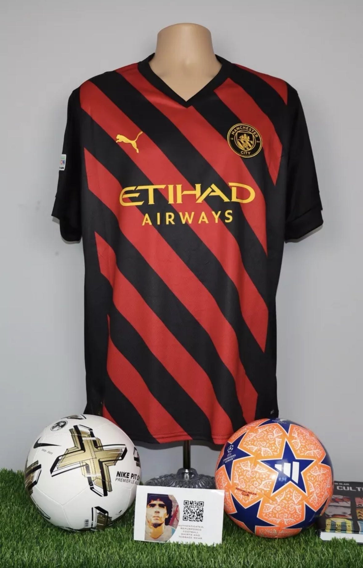 GREALISH 10 Manchester City 2022/23 Away Shirt