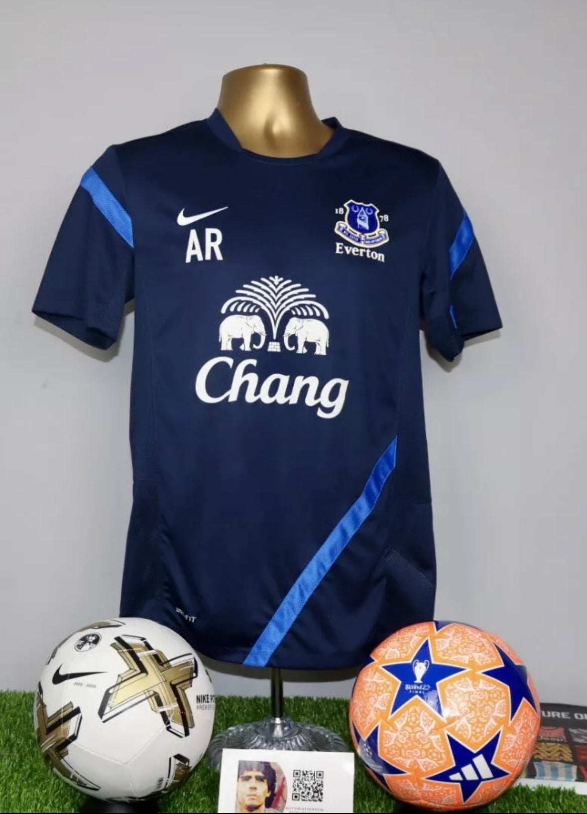 2012-13 Everton Nike Player/Staff Issue Training Shirt