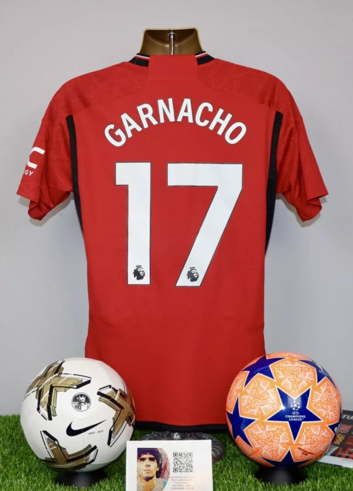 GARNACHO 17 Manchester United 2023/24 Home Shirt