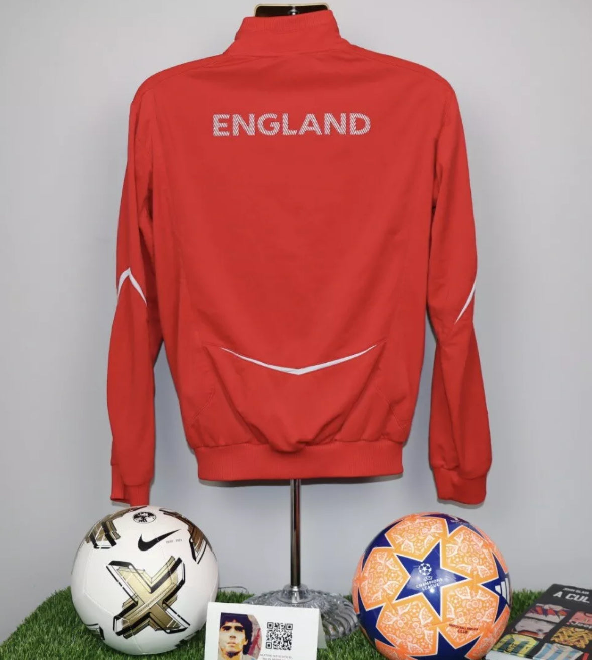 2007-09 England Umbro Track Jacket