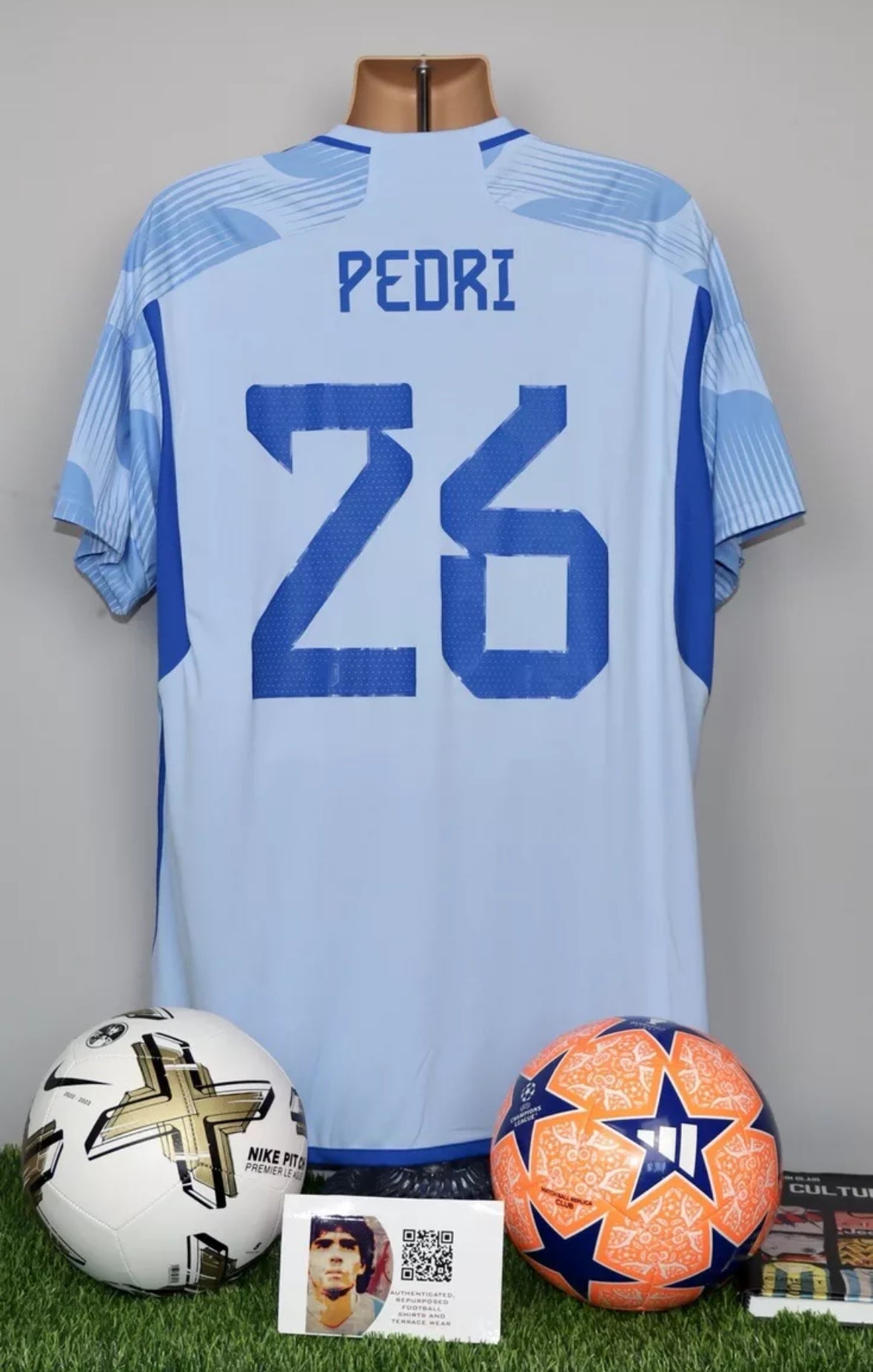 PEDRI 26 Spain 2022/23 Away Shirt