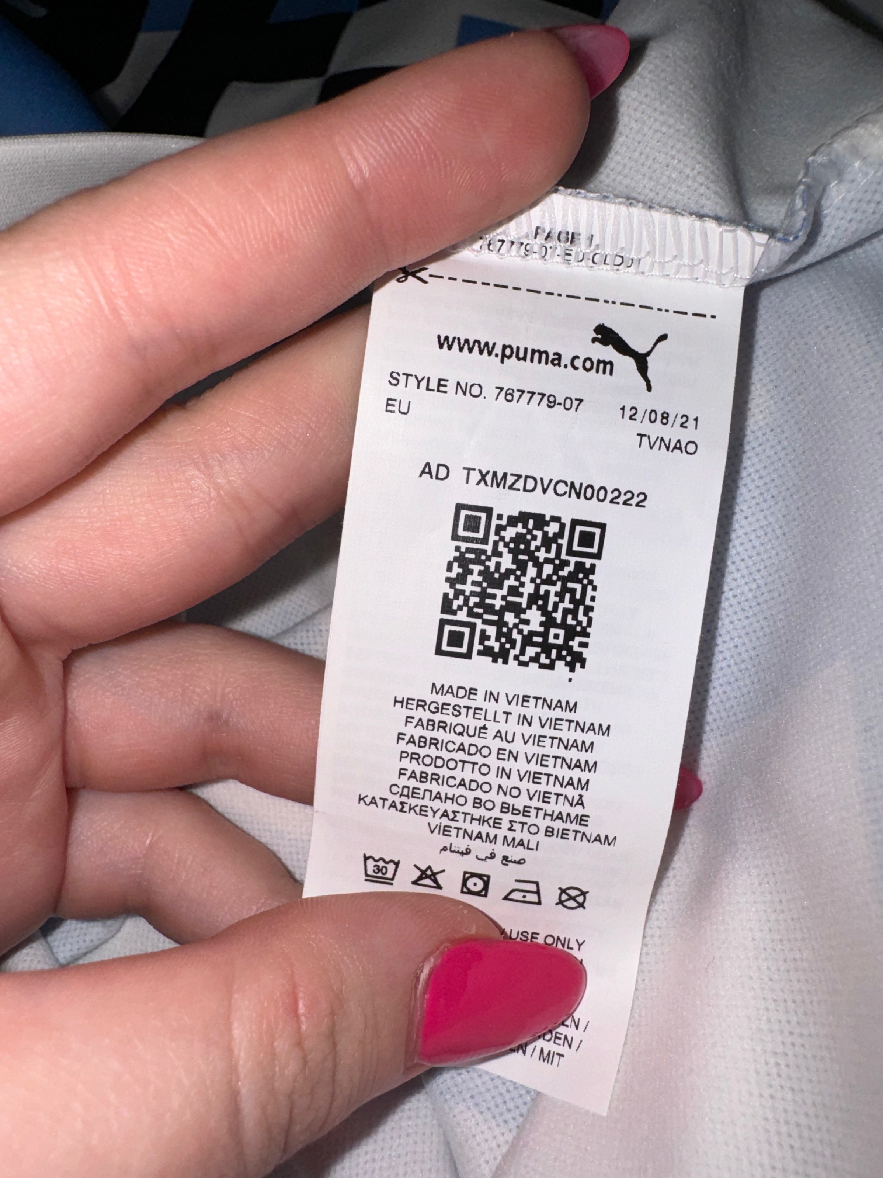 FODEN 47 Manchester City 22/23 Player Issue/Worn Prematch Sweat Top