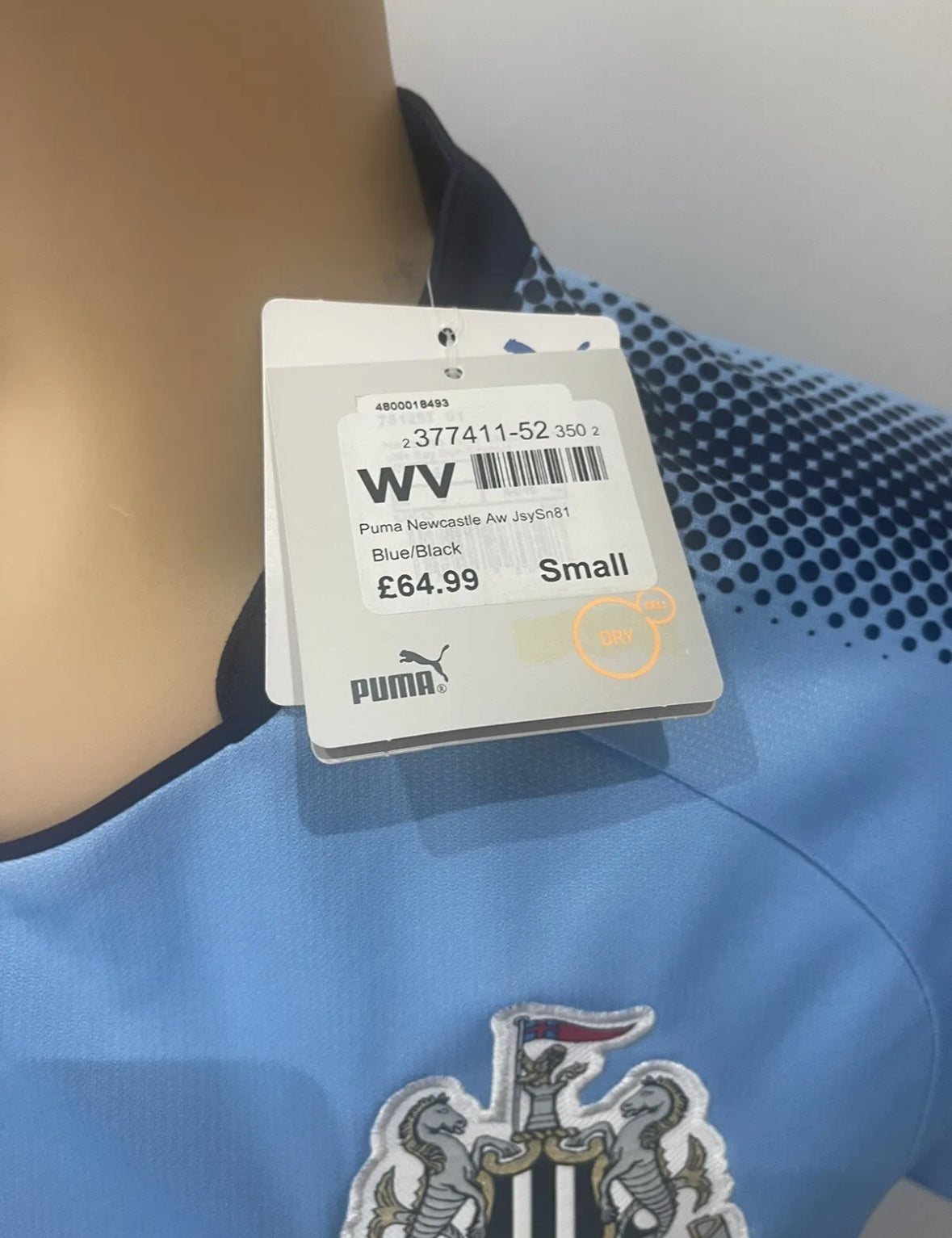 2017/18 Newcastle United Away '125 Years' Football Shirt BNWT