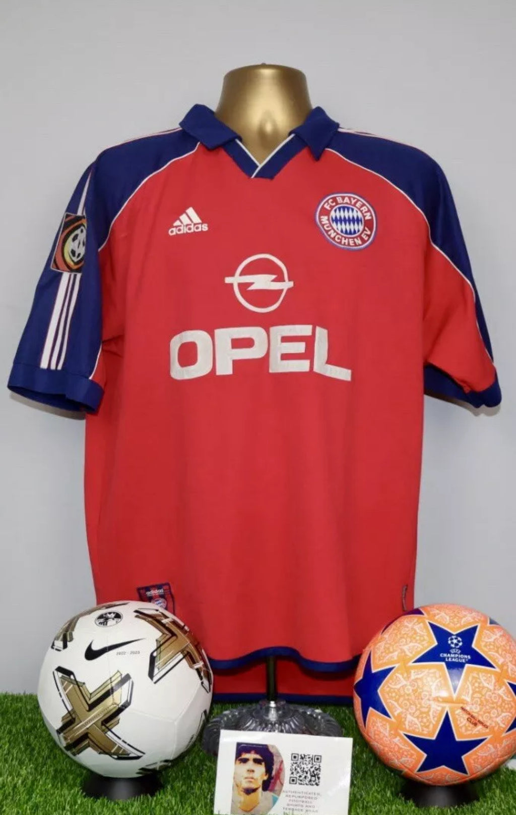 SCHOLL 7 Bayern Munich 1999/01 Home Shirt