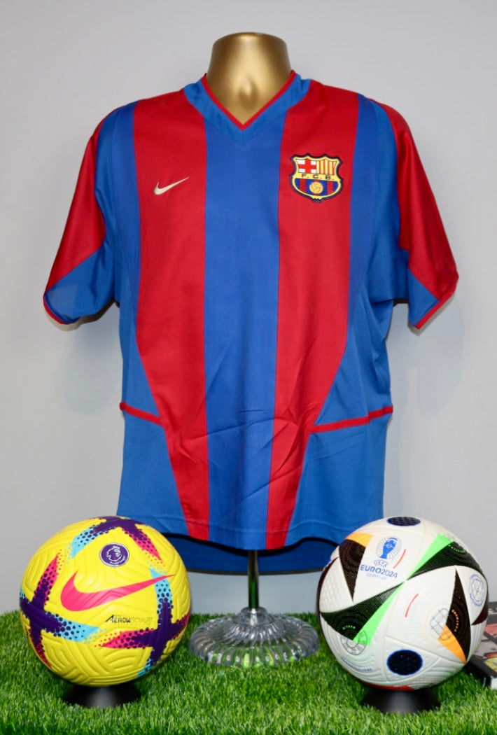 XAVI 6 Barcelona 2002/03 Home Shirt