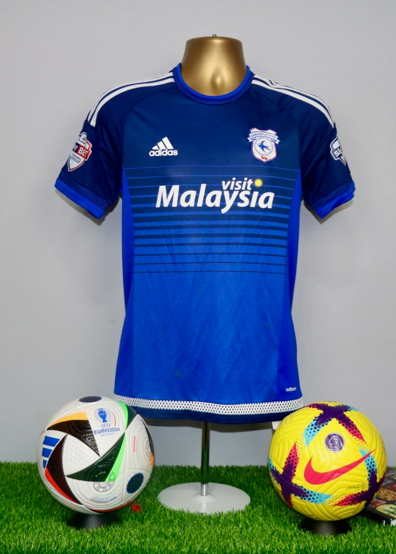 WHITTINGHAM 7 Cardiff City 2015/16 Home Shirt