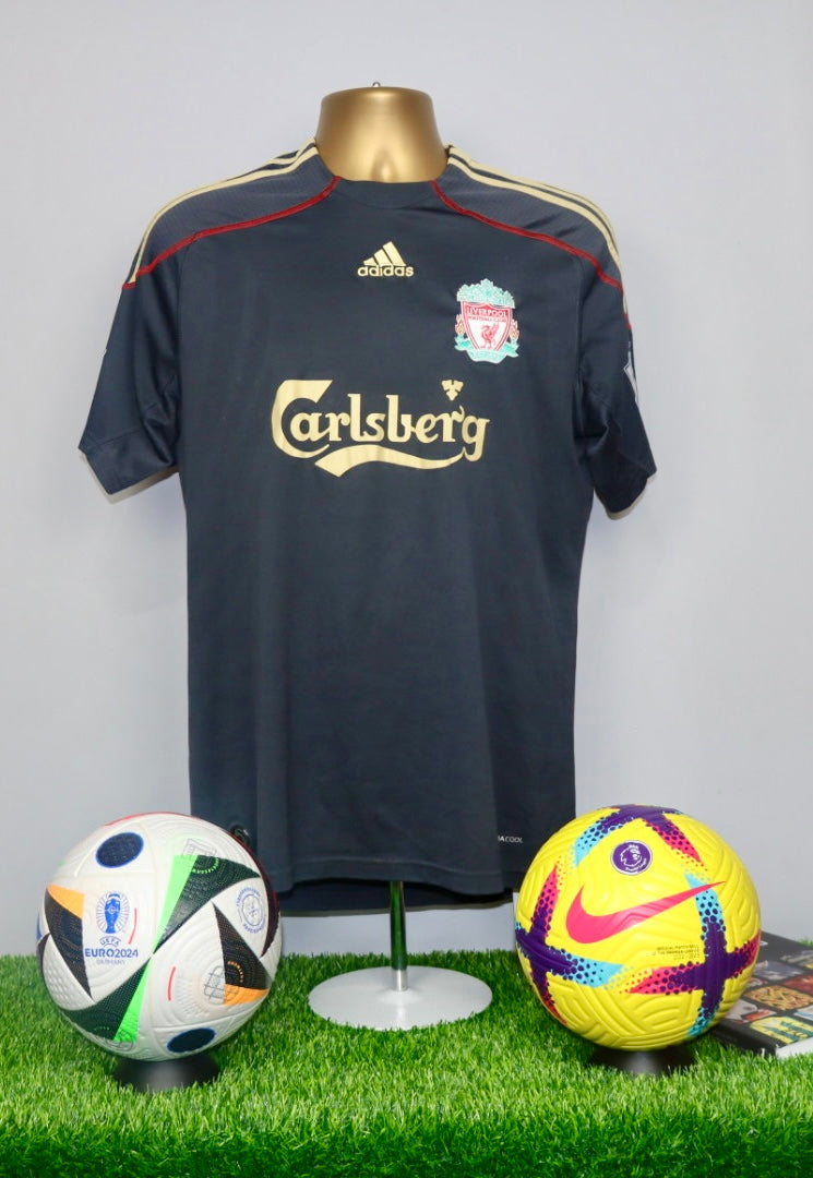 GERRARD 8 Liverpool 2009/10 Away Shirt