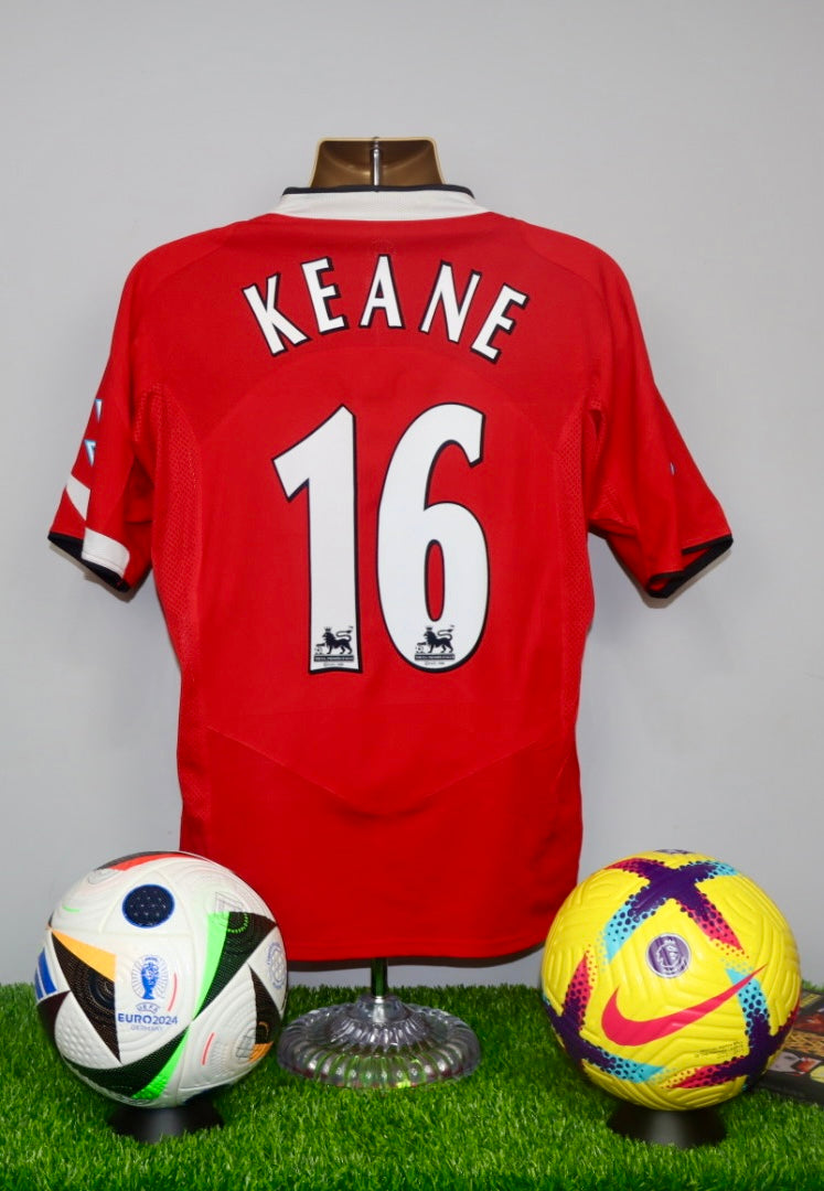 KEANE 16 Manchester United 2004/06 Home Shirt