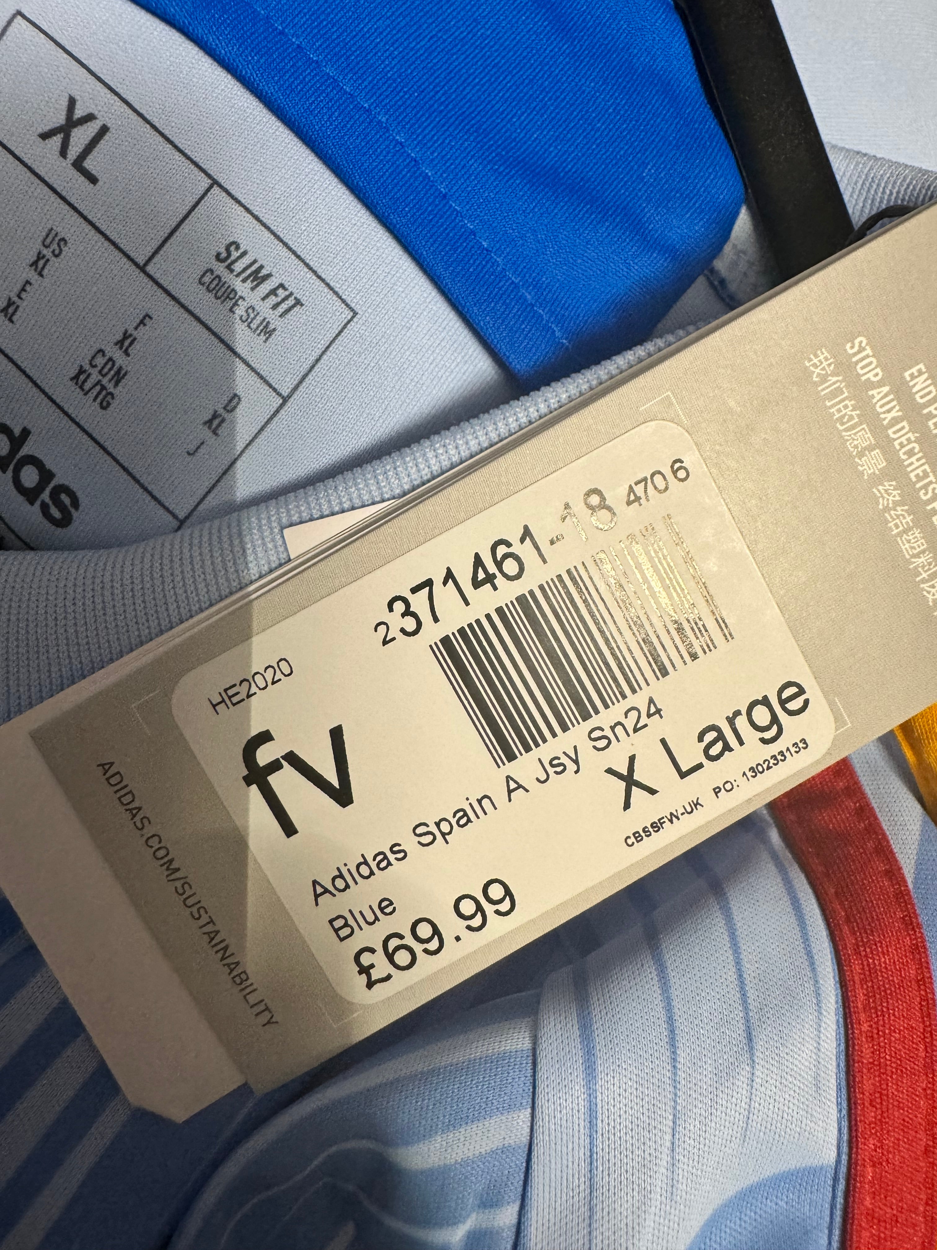 GAVI #9 Spain 2022 World Cup away shirt BNWT