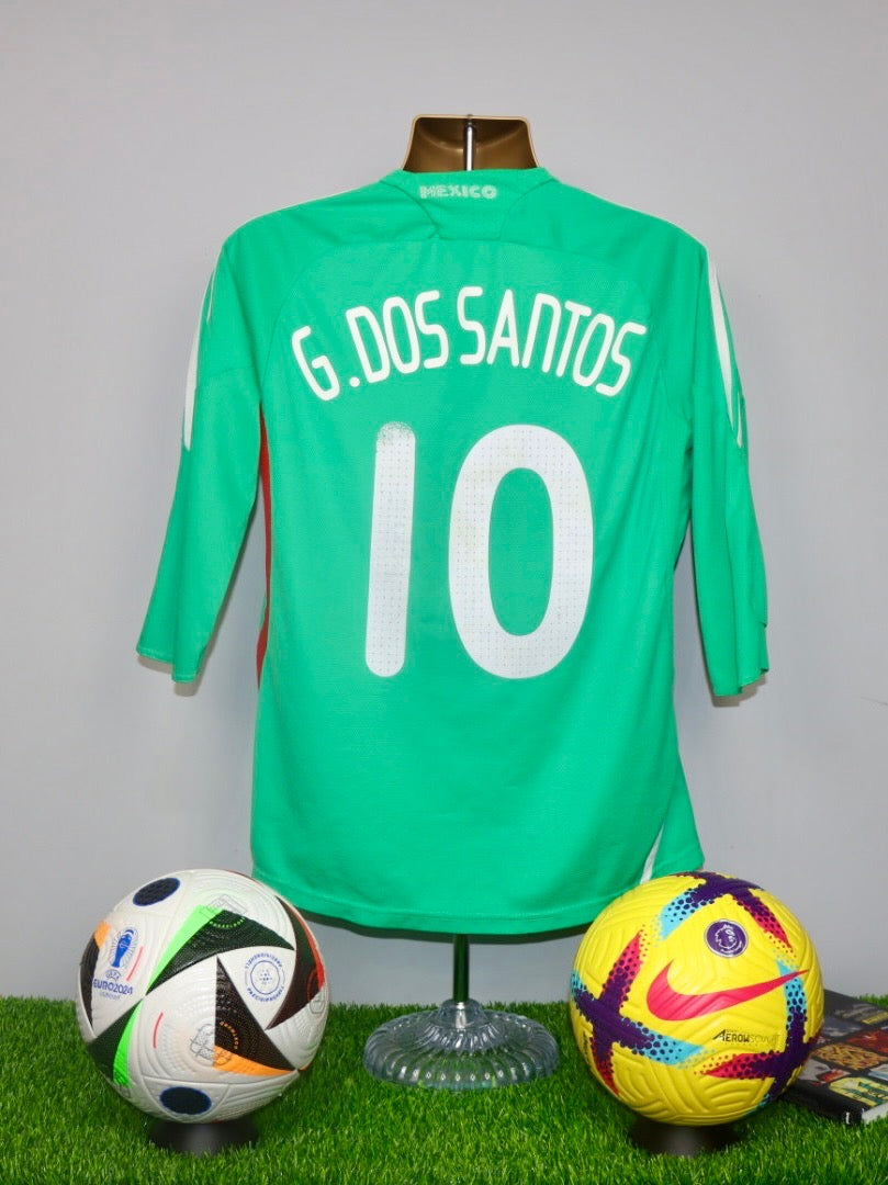 G.Dos Santos 10 2008/09 Mexico Home Shirt