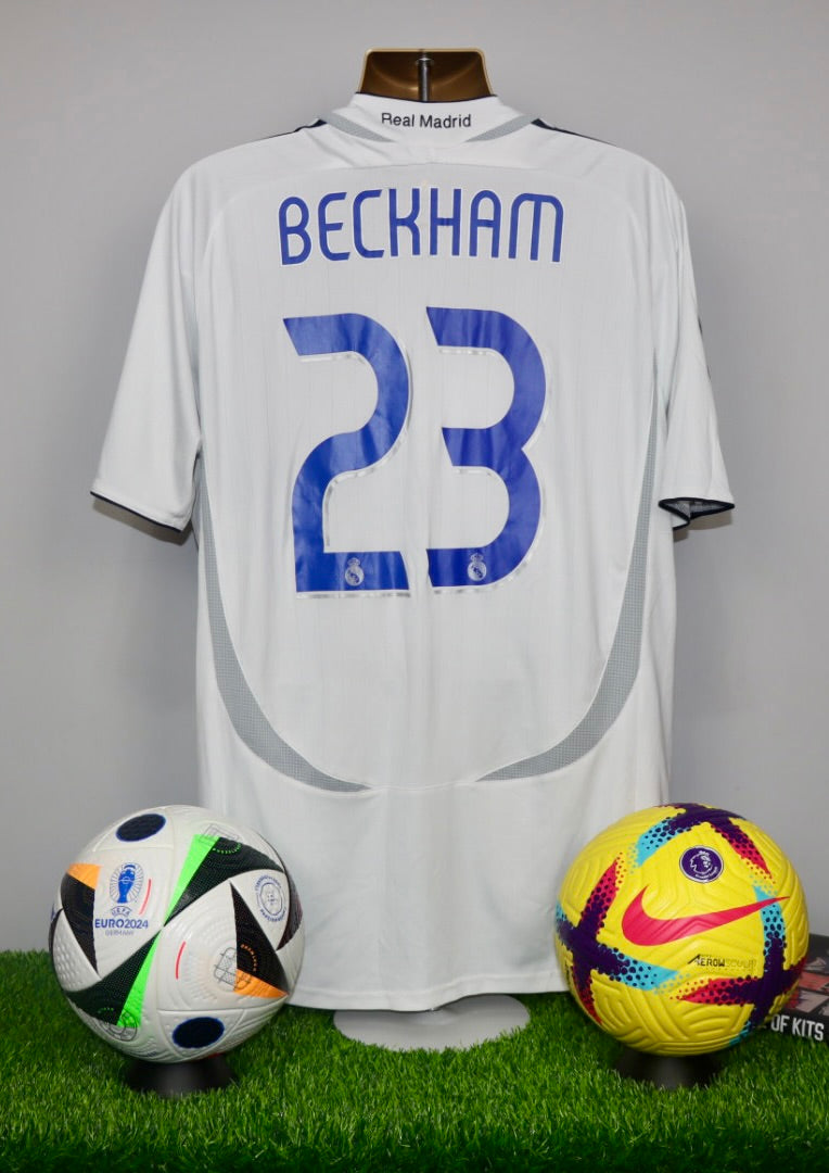 BECKHAM 23 Real Madrid 2006/07 Home Shirt