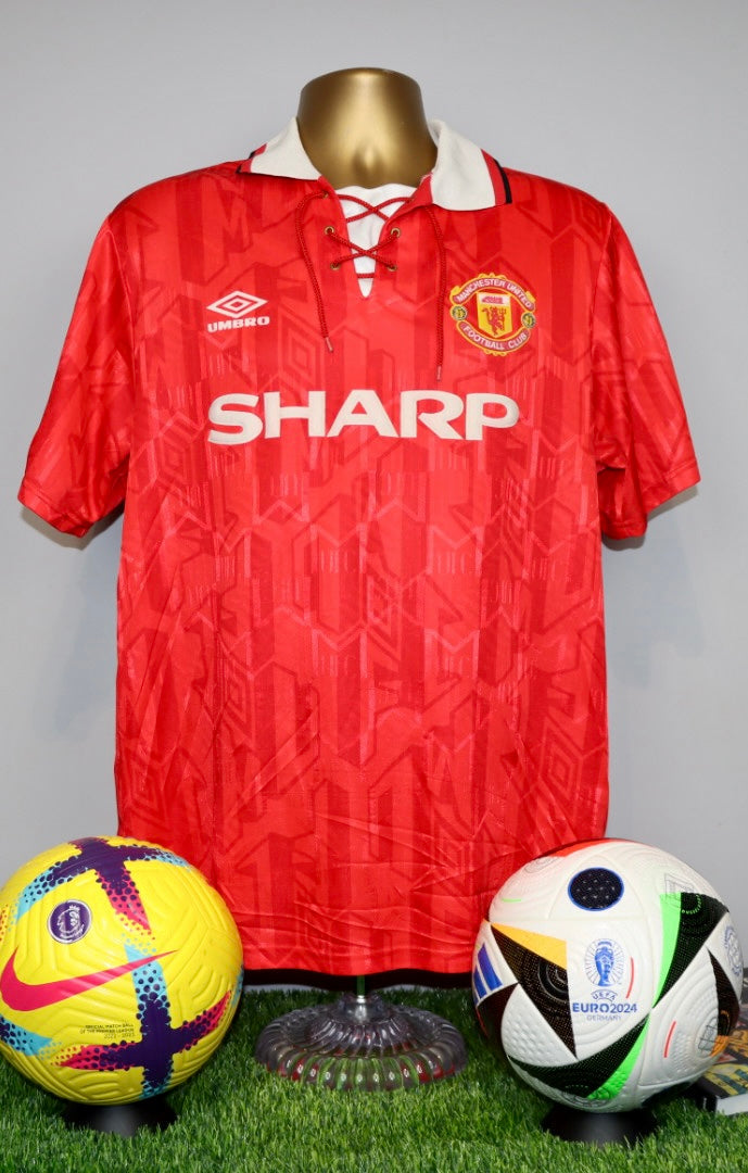 CANTONA 7 Manchester United 1992/94 Home Shirt