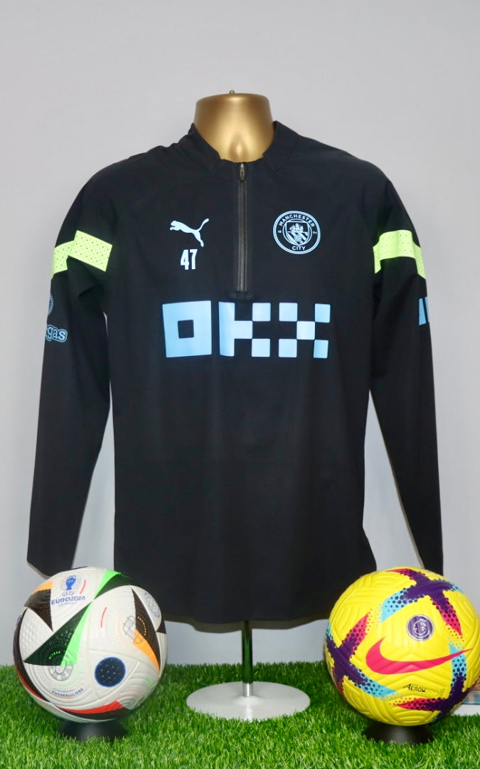 FODEN 47 Manchester City 22/23 Player Issue Training Top RAINCELL